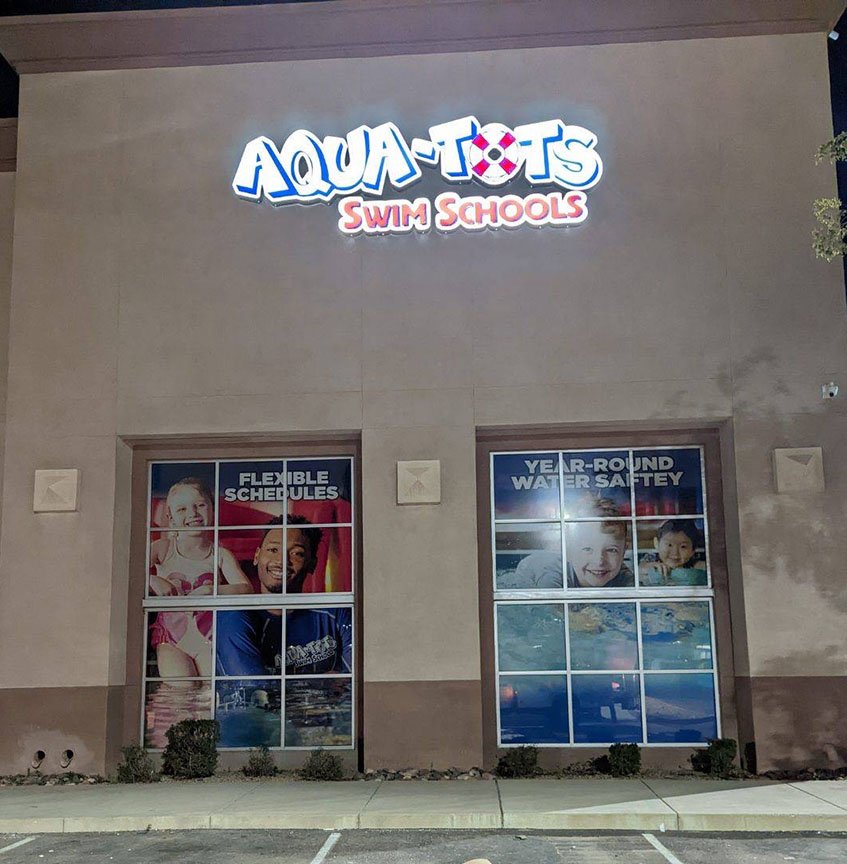 Aqua-tots-illuminated-led-sign